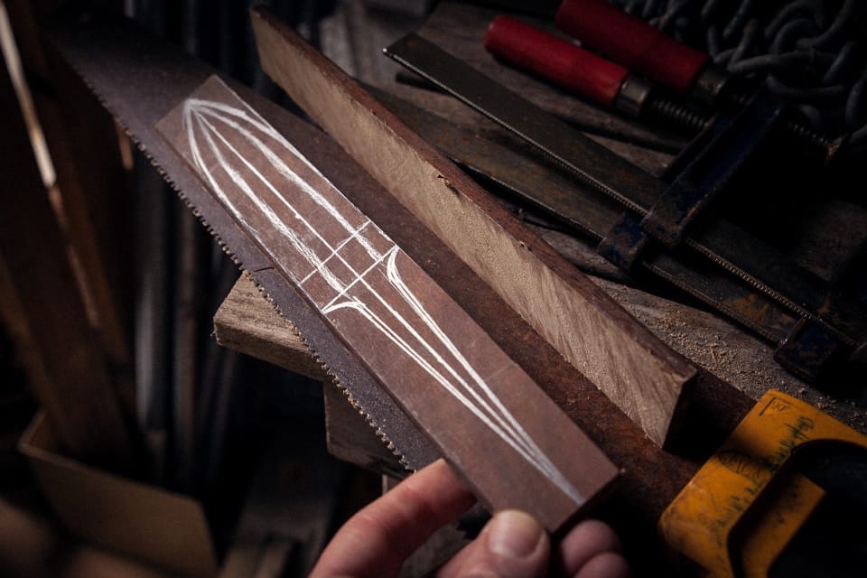 Successfully halved. Time for shaping