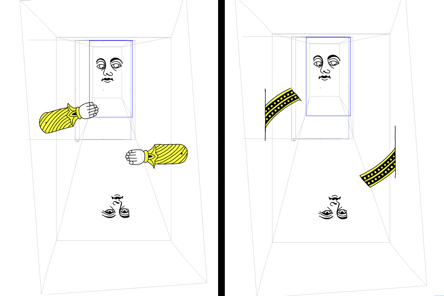 King of Hearts Animated short arms layers explained