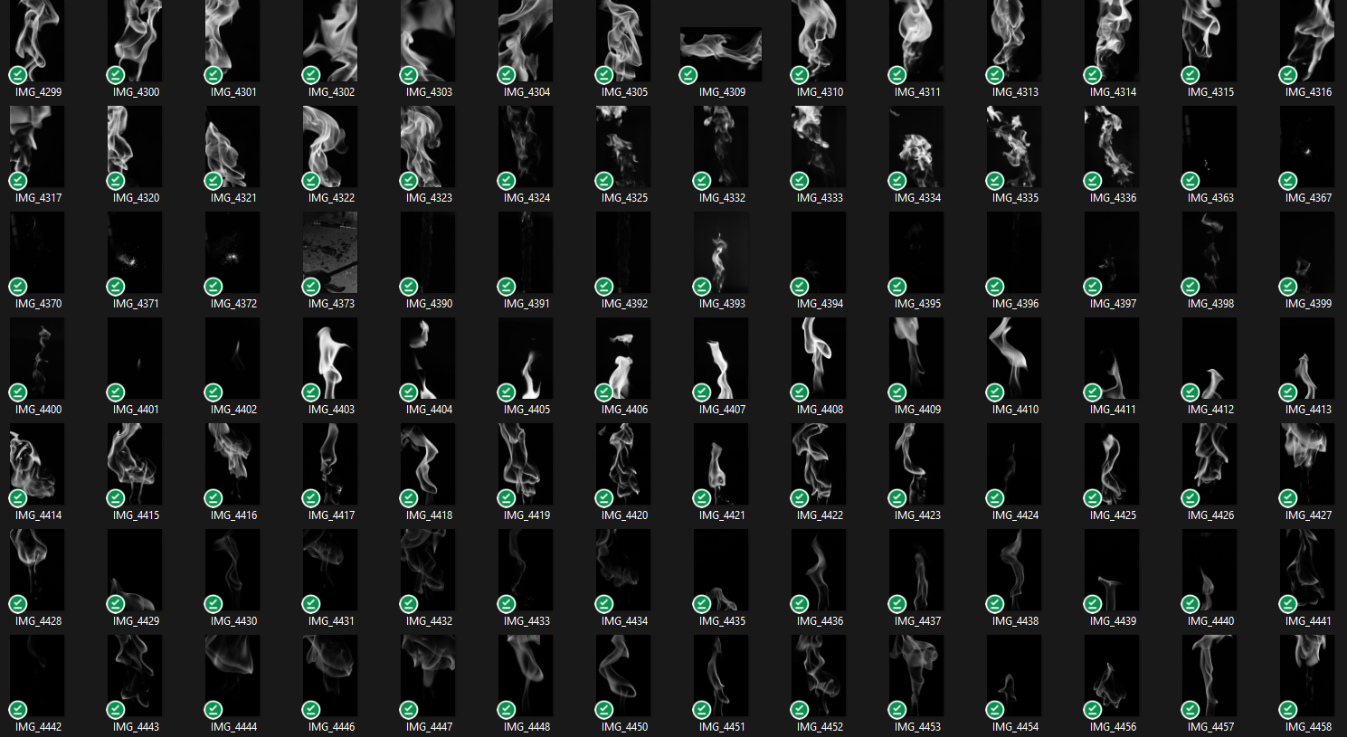 an example of many photos taken during the experiment