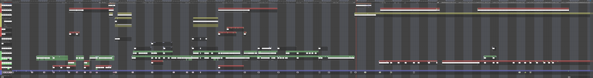 The entire Incompetent Elytra Pilot Timeline in Clip Studio Paint EX