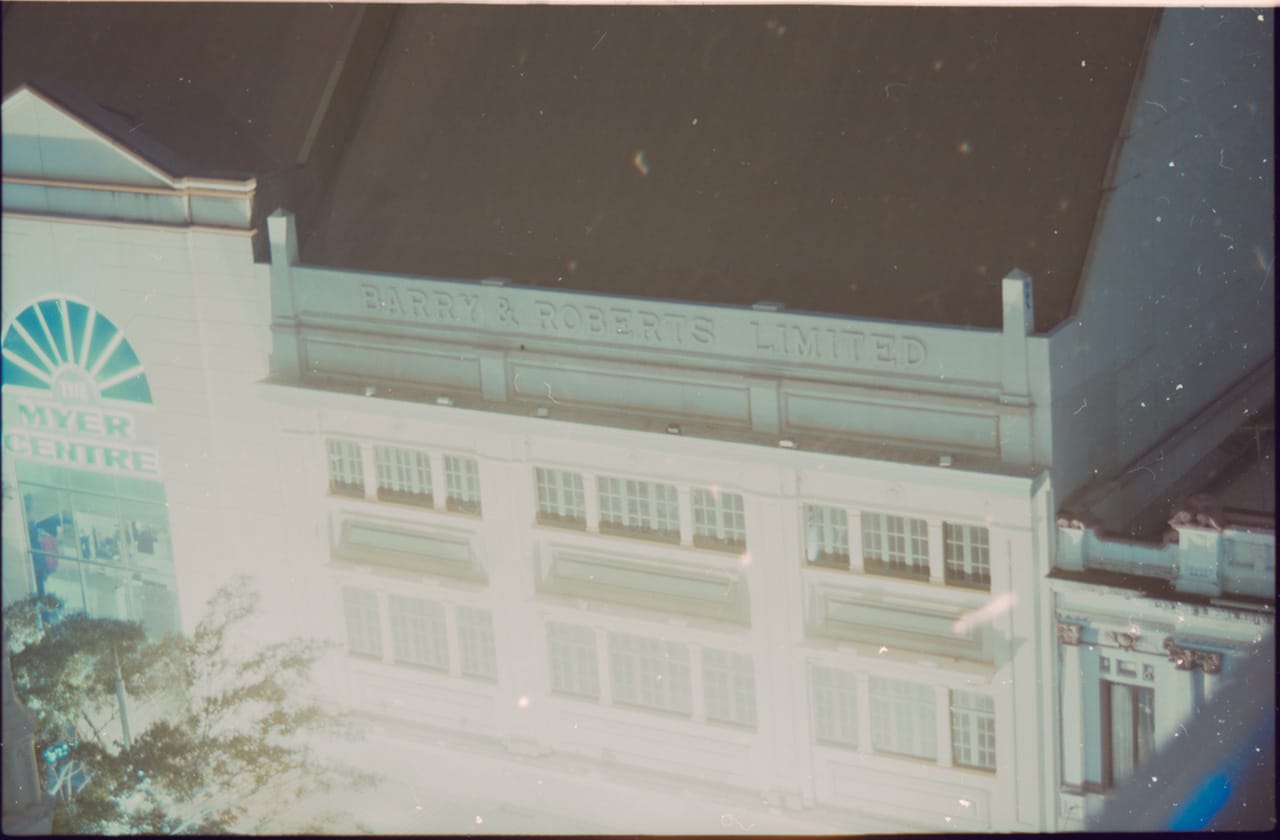 Barry & Roberts Limited - Myer Centre original roof line - Kodak Porta 160