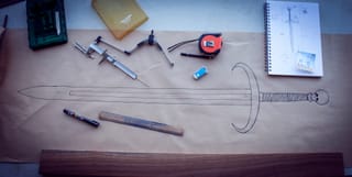 Building Death’s Sword for Brisbane Arts Theatre’s Mort