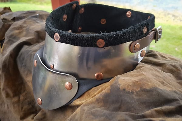 Building a stainless Gorget for HEMA
